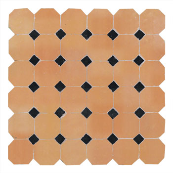 Mosaic House Moroccan tile Kora MDV Custom   solid zellige, mosaic, zellij, field, pattern, glaze, simple, classic, octagonal 